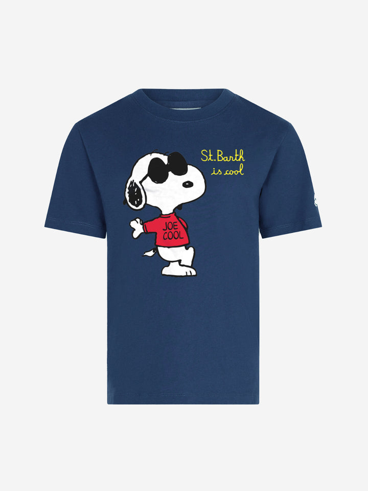 Boy navy blue t-shirt with Snoopy print | SNOOPY - PEANUTS™ SPECIAL EDITION - MC2 Saint Barth