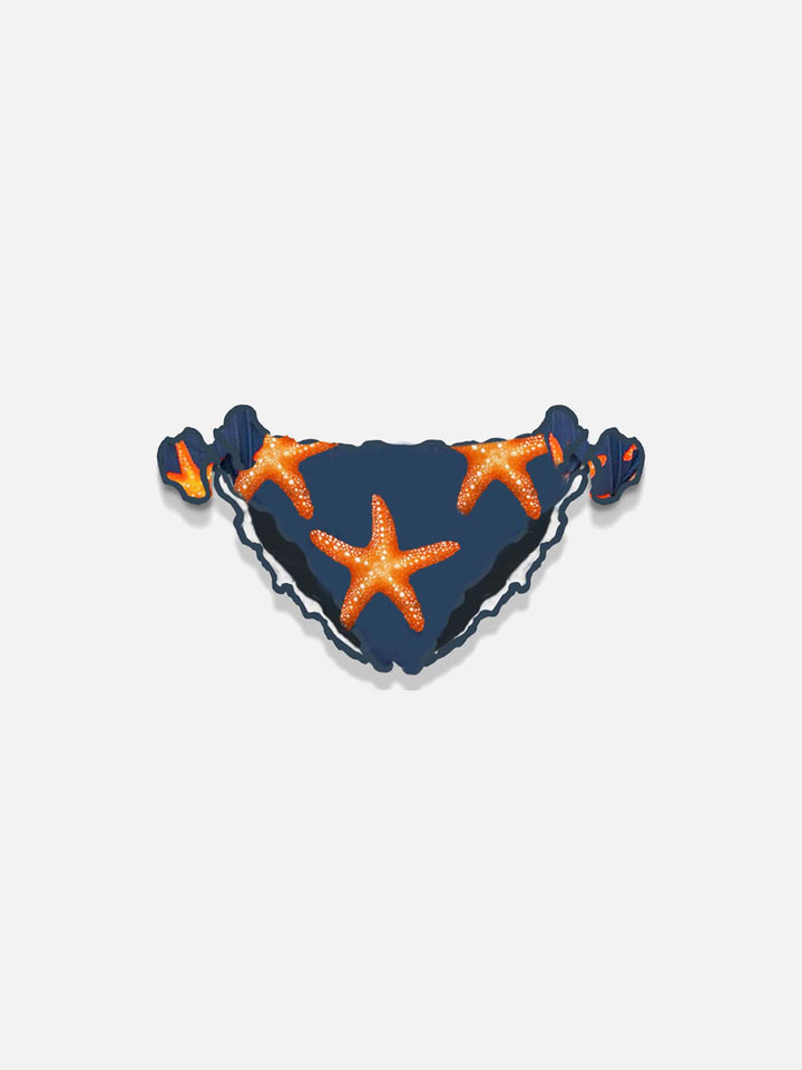 Girl swim briefs with starfish print - MC2 Saint Barth