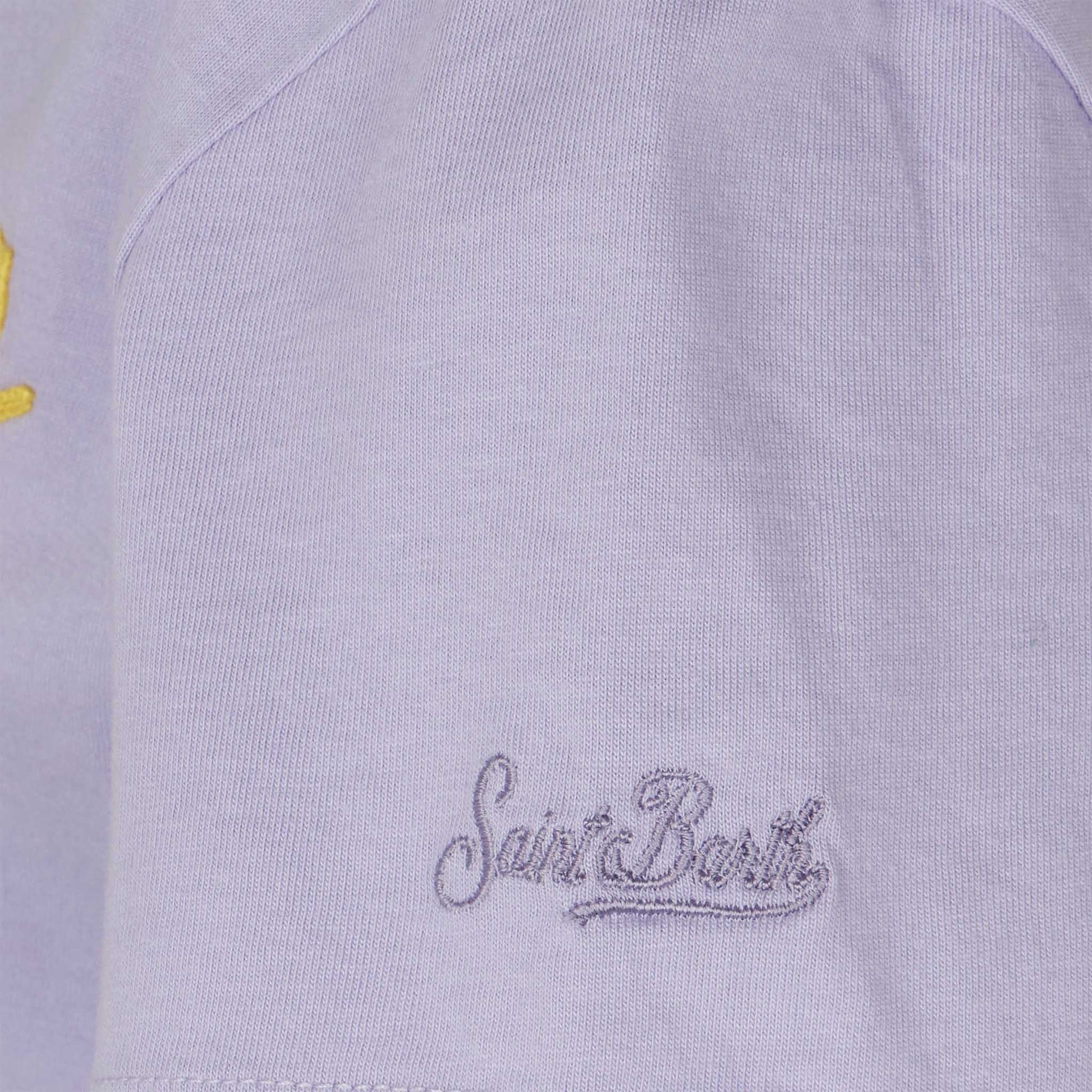 Girl t-shirt with Dreaming St. Barth embroidery - MC2 Saint Barth