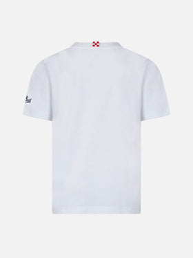Boy t-shirt with surfer print - MC2 Saint Barth