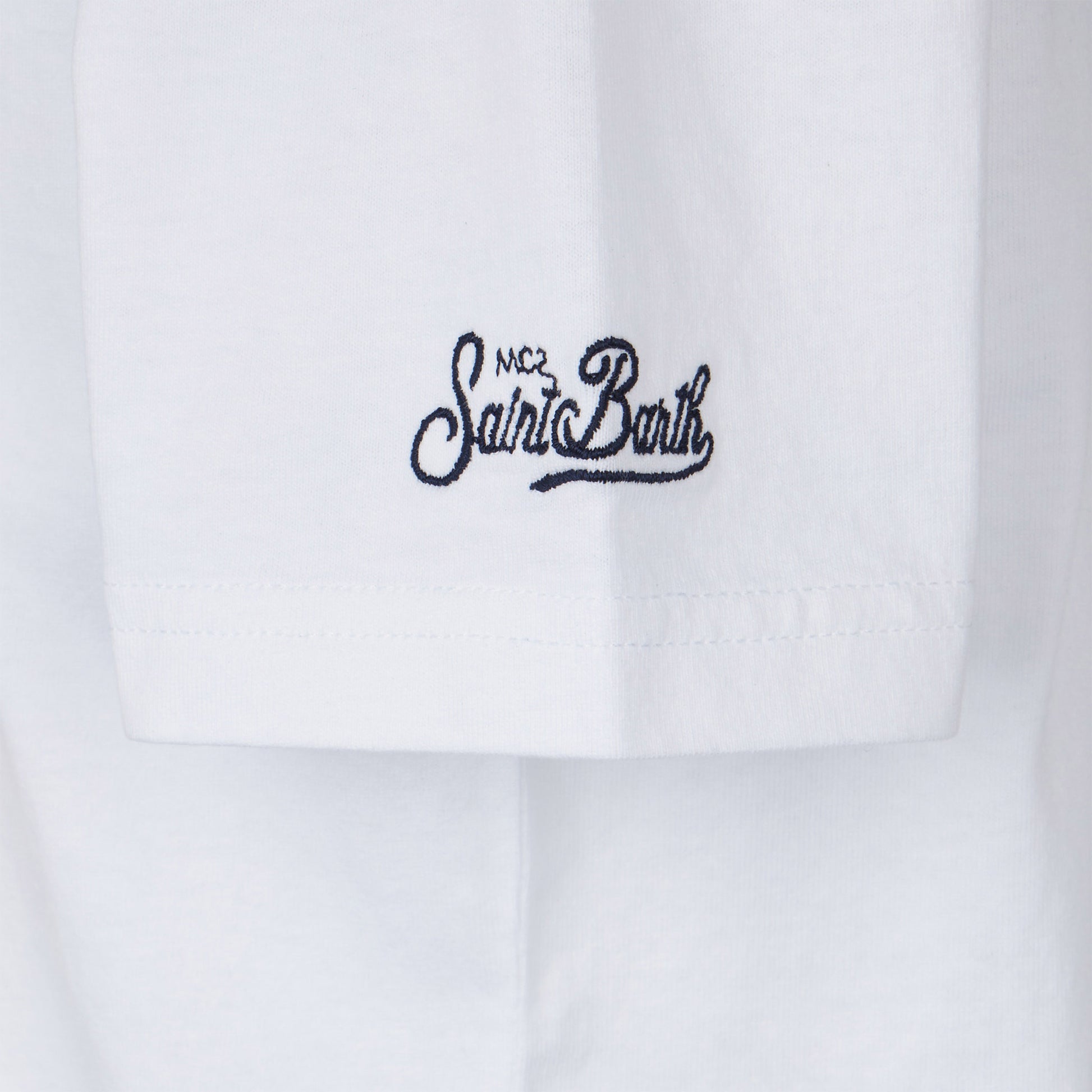 Boy t-shirt with surfer print - MC2 Saint Barth
