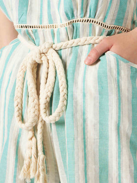 Cotton striped short jumpsuit - MC2 Saint Barth