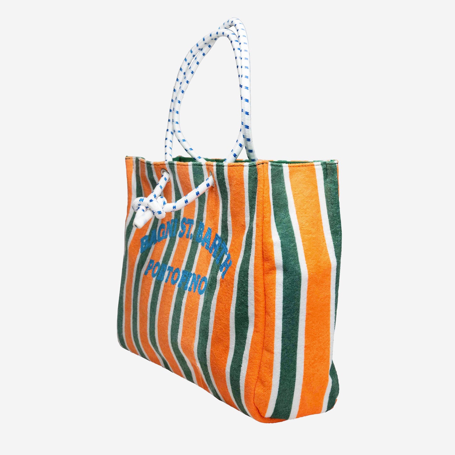 Sponge striped bag with embroidery - MC2 Saint Barth