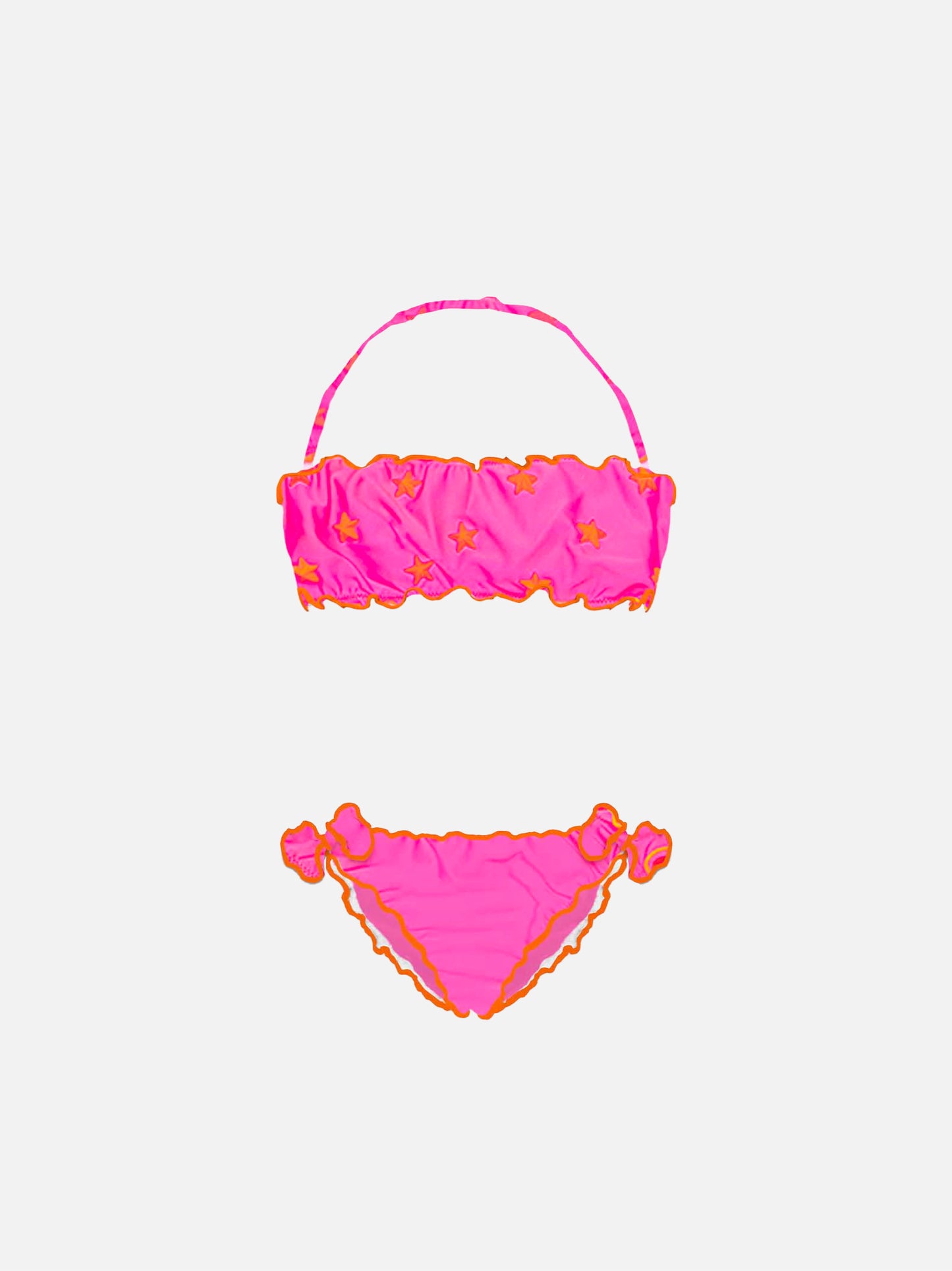 Girl bandeau bikini with star stud - MC2 Saint Barth
