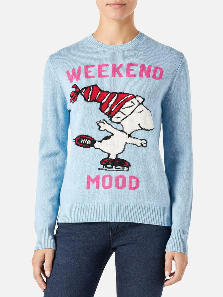 Woman sweater with Snoopy print | PEANUTS™ SPECIAL EDITION