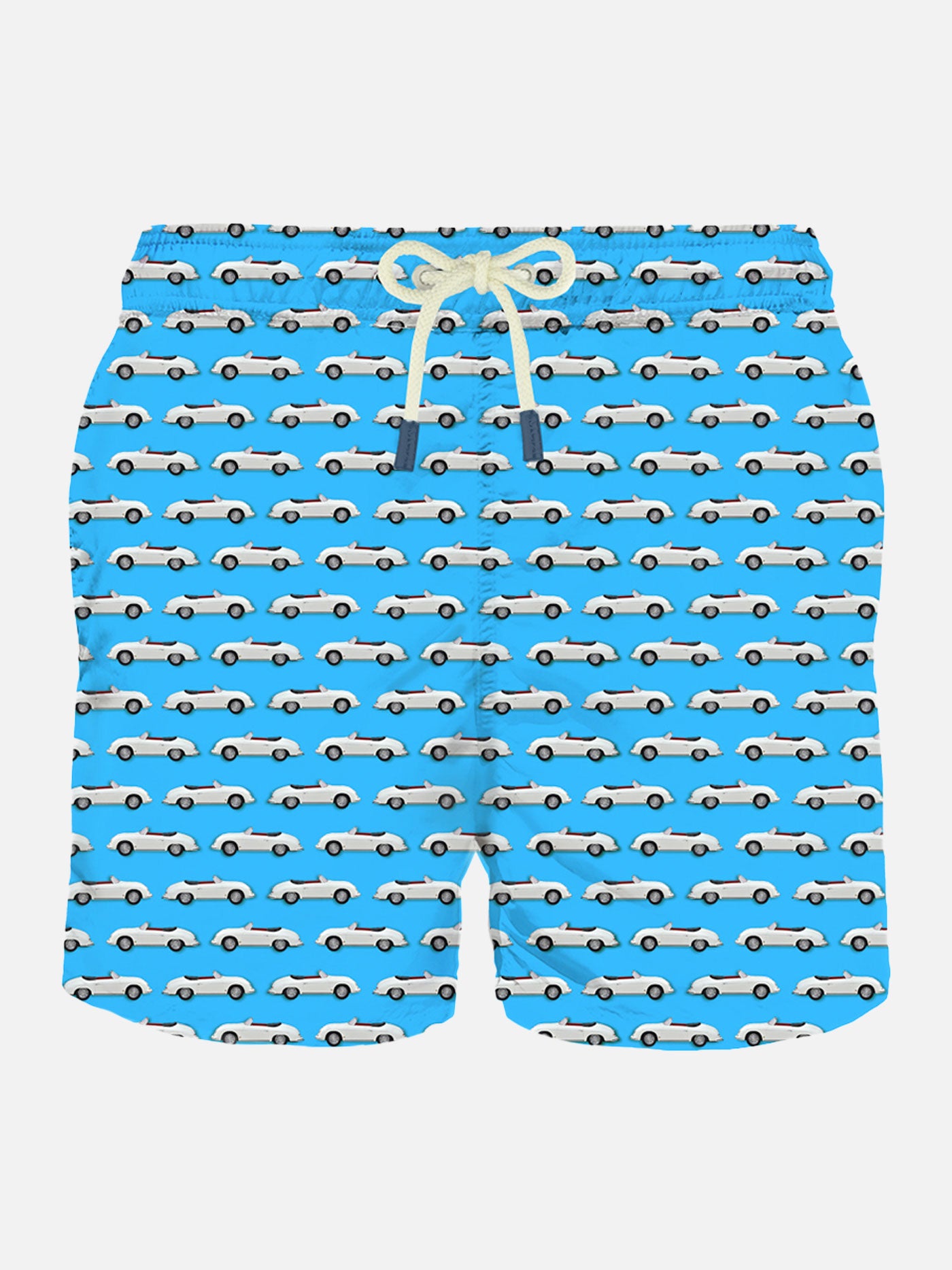 Cars micro print light fabric swim shorts - MC2 Saint Barth