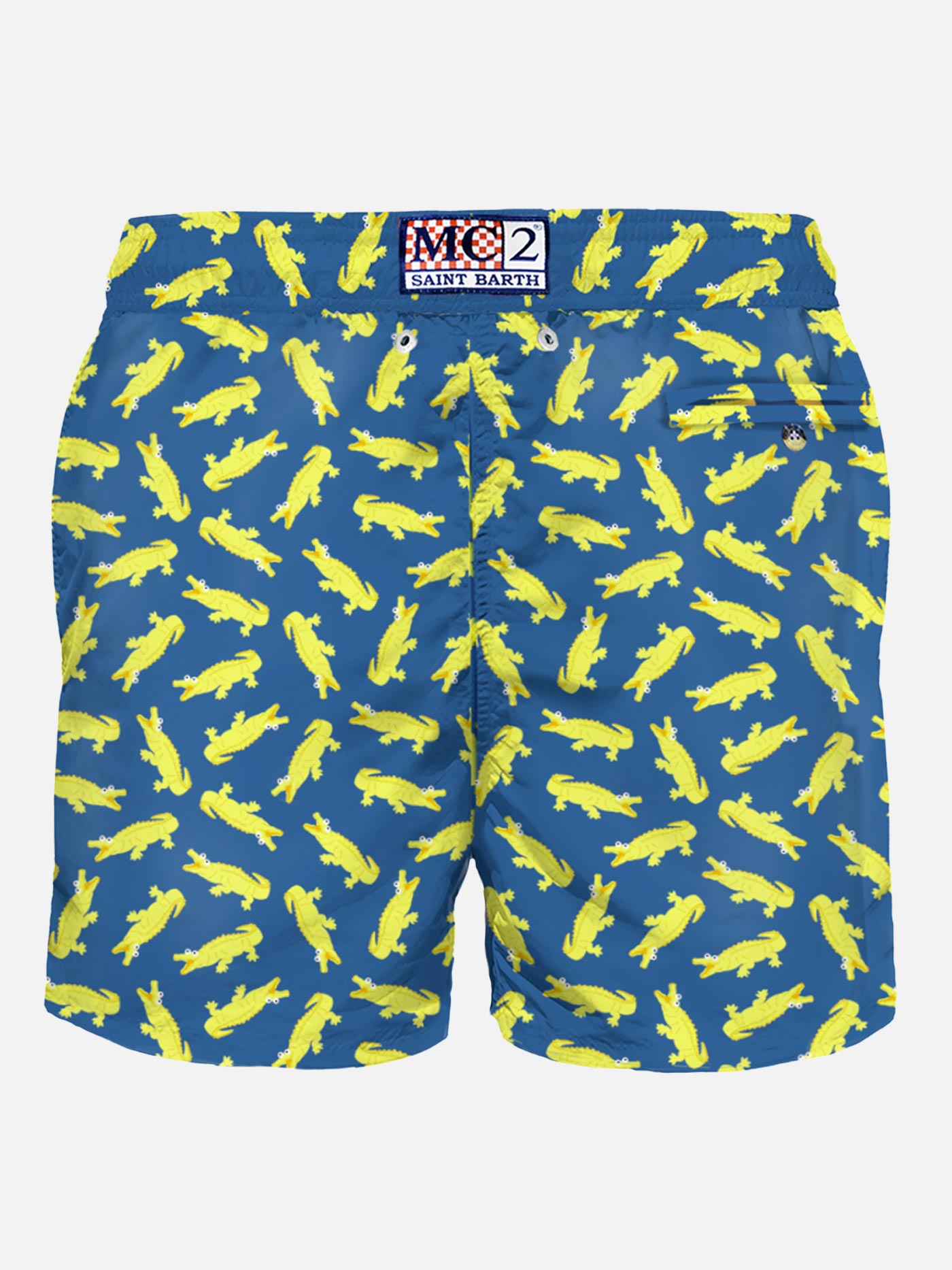 Man swim shorts with crocodile print - MC2 Saint Barth