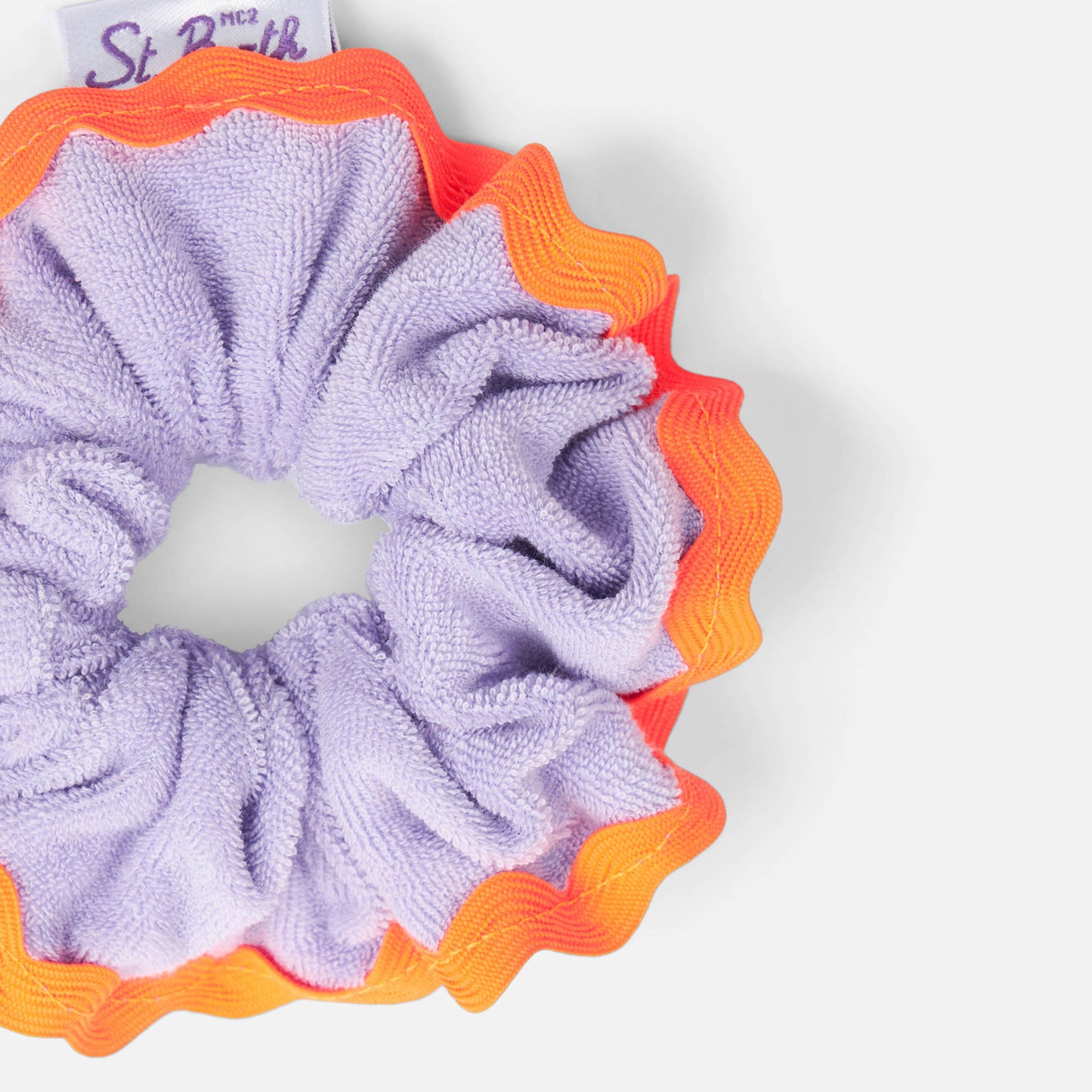 Hair terry lilac scrunchie
