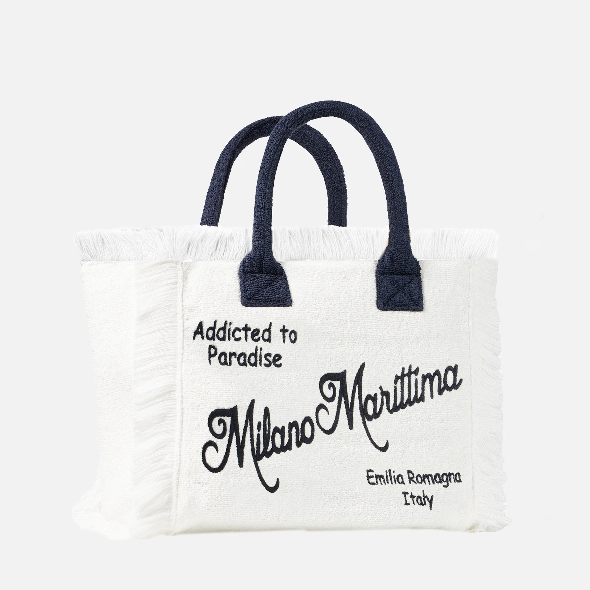 Vanity terry shoulder bag with Milano Marittima embroidery - MC2 Saint Barth