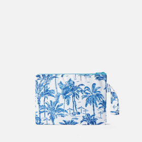 Pareasy nylon pochette with toile de jouy print - MC2 Saint Barth