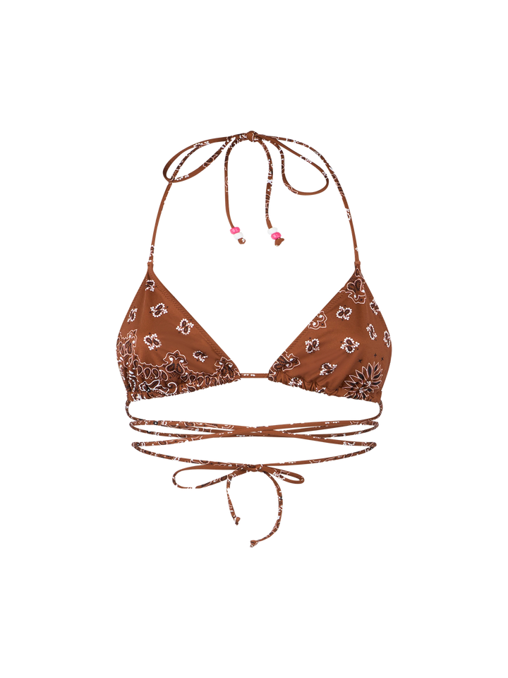 Woman strappy triangle top swimsuit - MC2 Saint Barth