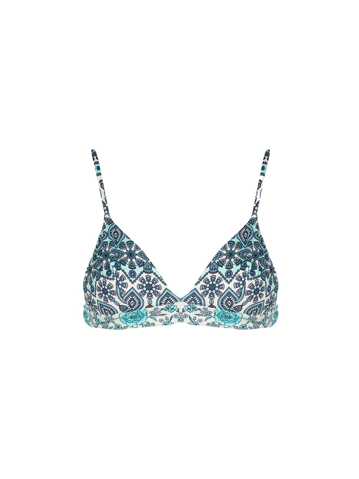 Woman triangle top with print - MC2 Saint Barth
