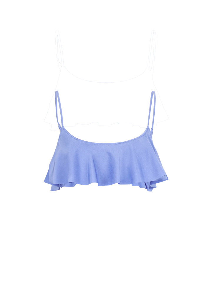 Woman lilac bralette with volant - MC2 Saint Barth