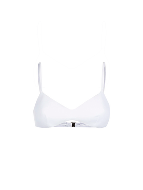 White ribbed bralette - MC2 Saint Barth