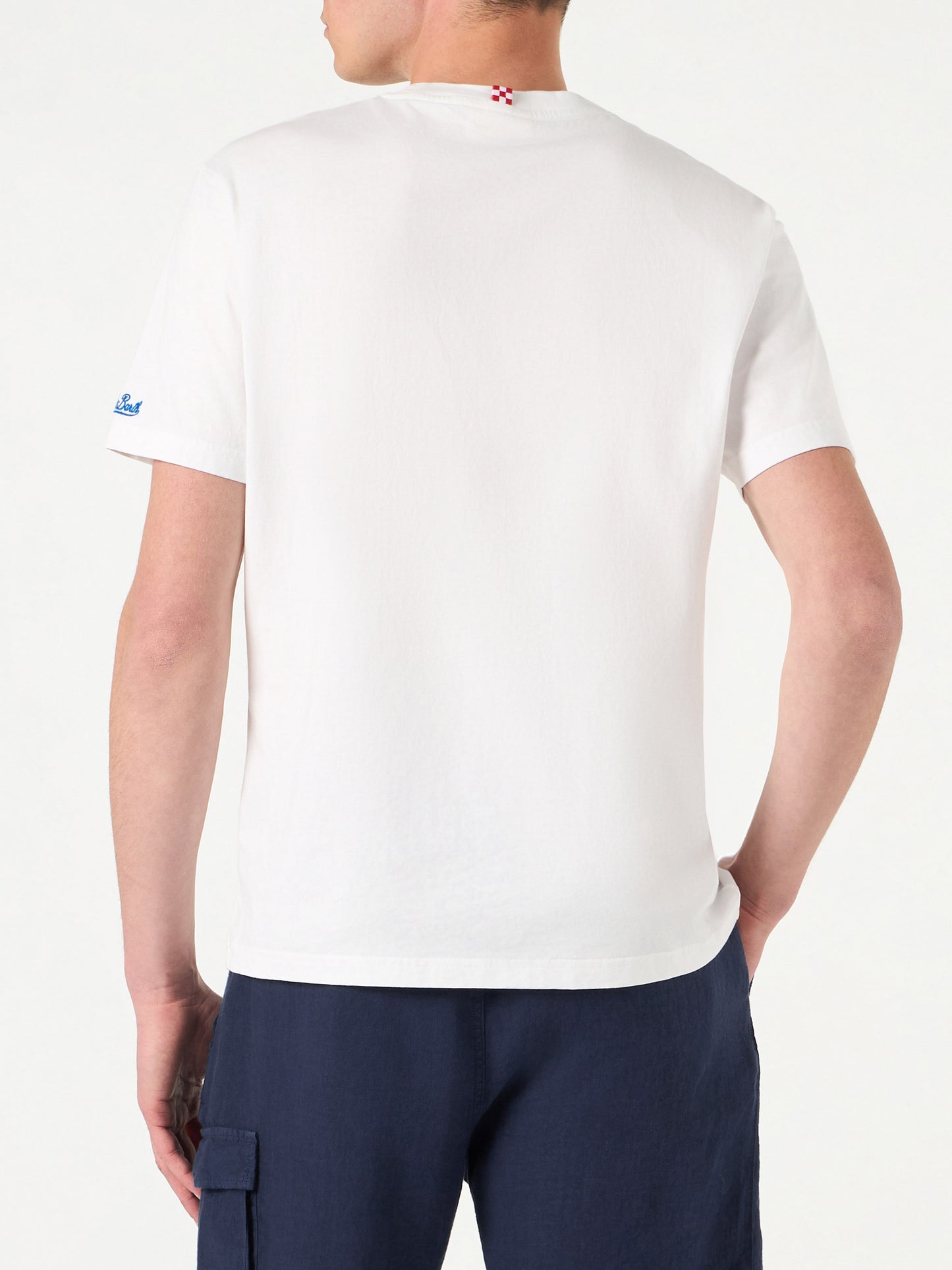 T-shirt da uomo in cotone con stampa Gin Tonic