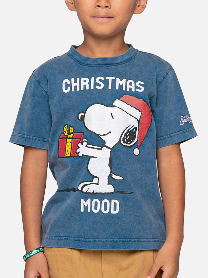 Boy t-shirt with Snoopy print Christmas Mood | Peanuts© Special Edition - MC2 Saint Barth