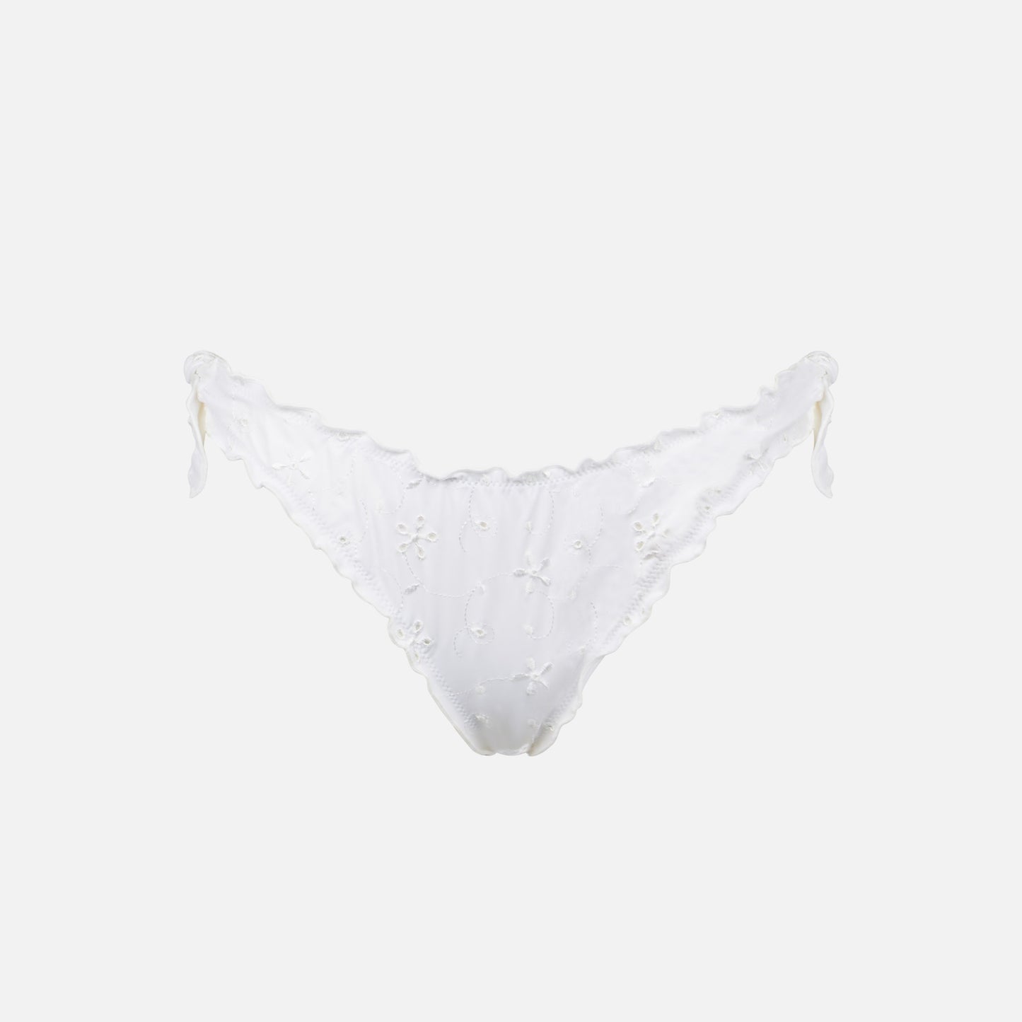Slip mare donna in sangallo bianco