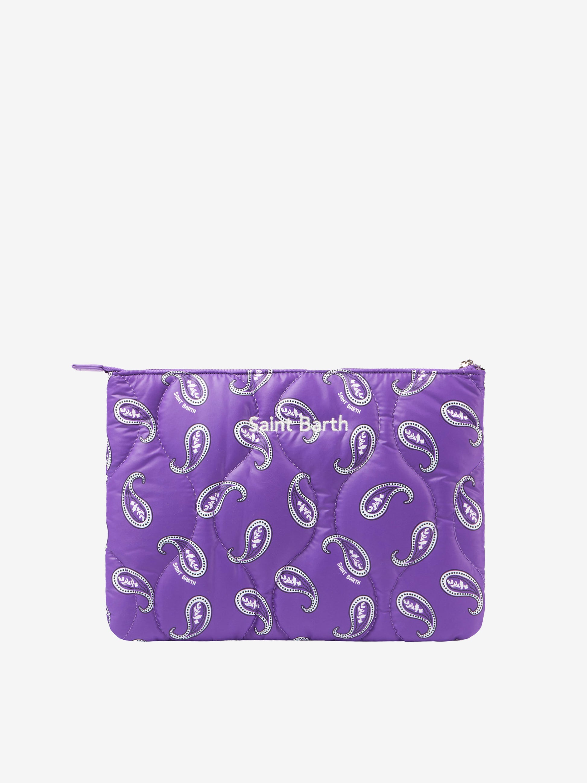 Puffer pochette with paisley print - MC2 Saint Barth