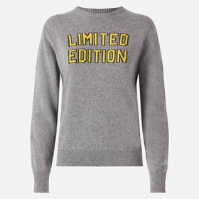 Damenpullover mit Limited Edition-Schriftzug