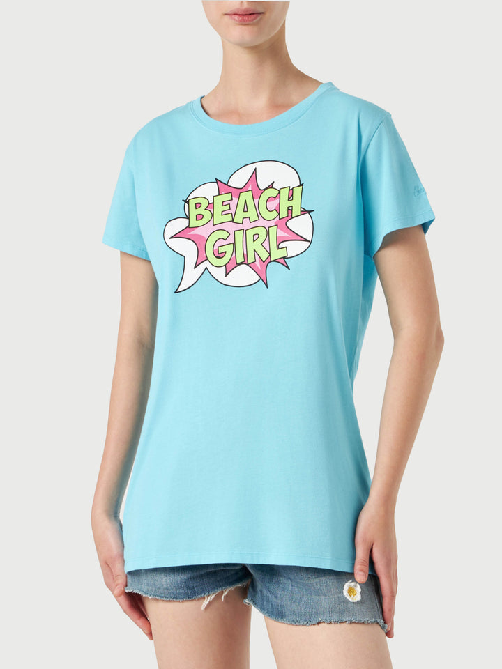 Beach girl print T-Shirts for Women - MC2 Saint Barth