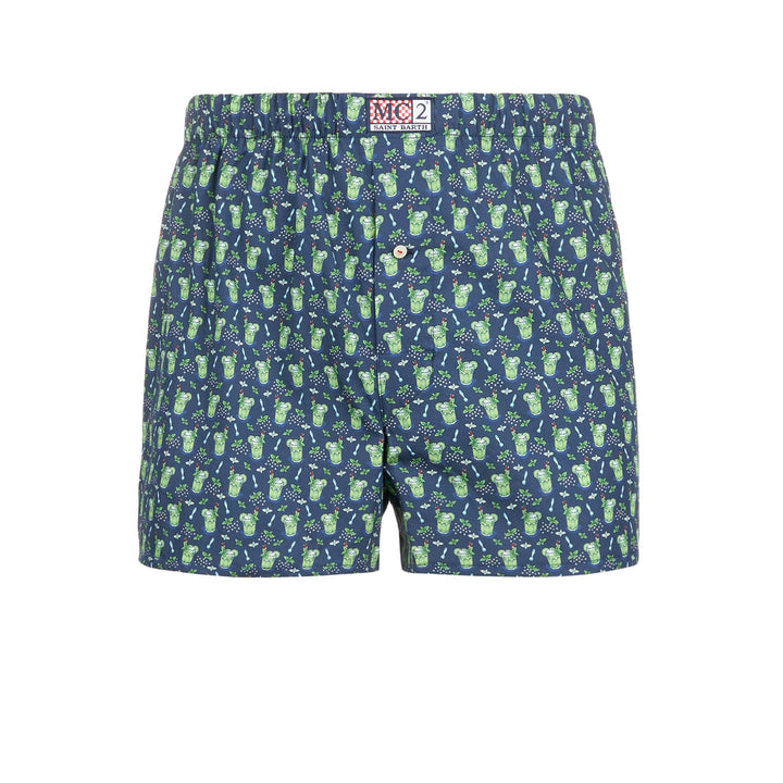 Man underwear boxer Mojito print - MC2 Saint Barth