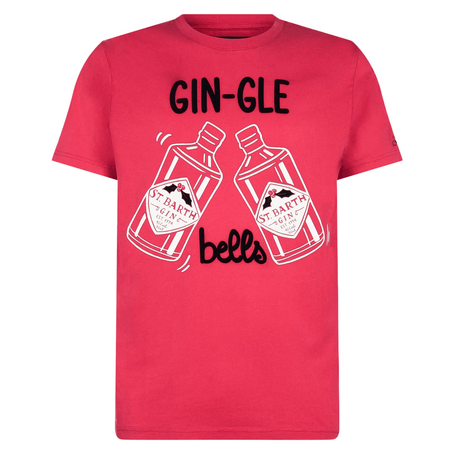 Man t-shirt Gin-Gle Bells print - MC2 Saint Barth