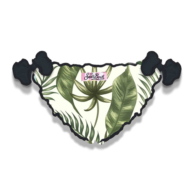 Girl swim briefs with tropical print - MC2 Saint Barth