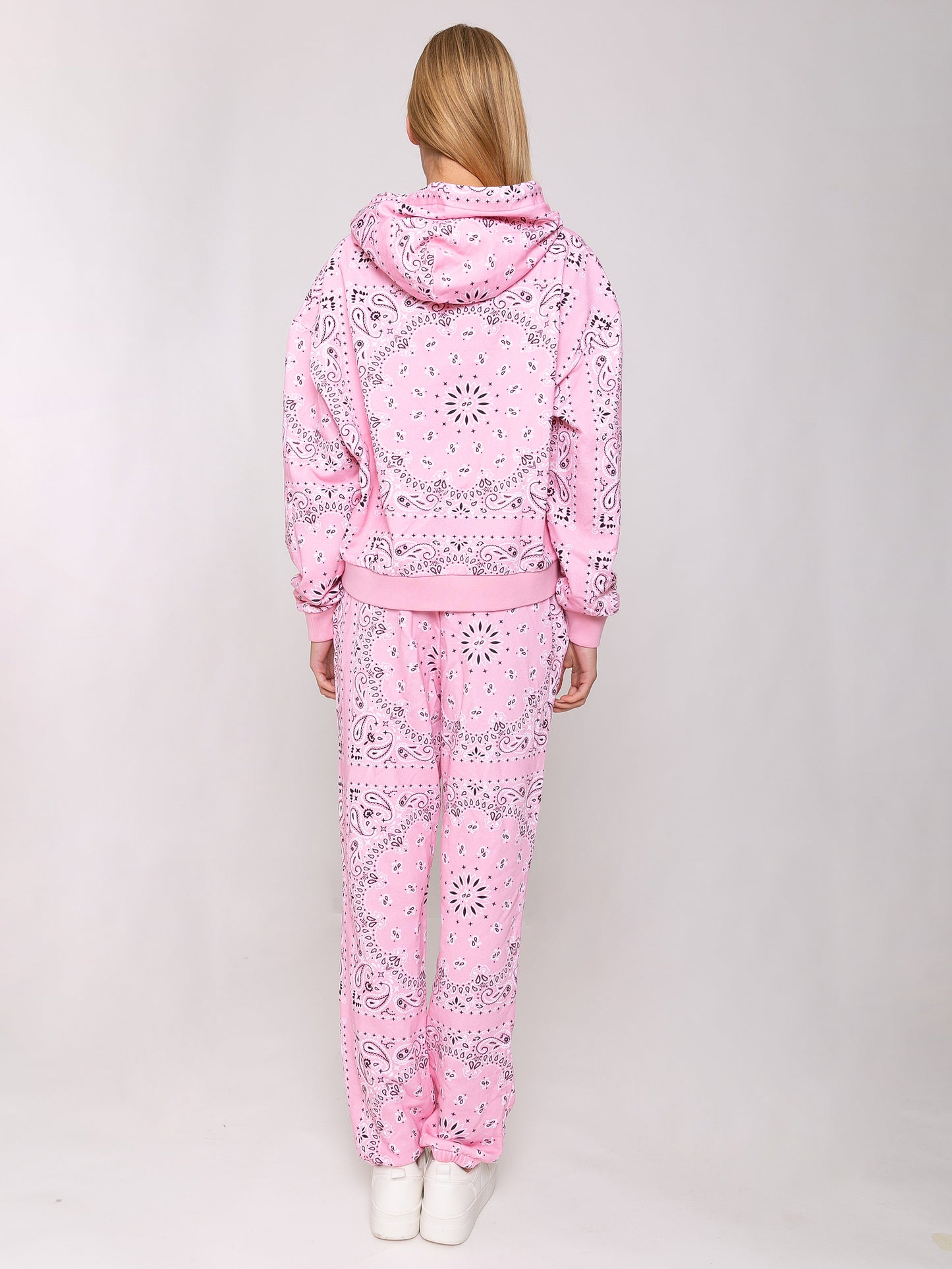 Cotton bandanna joggers with Saint Barth embroidery - MC2 Saint Barth
