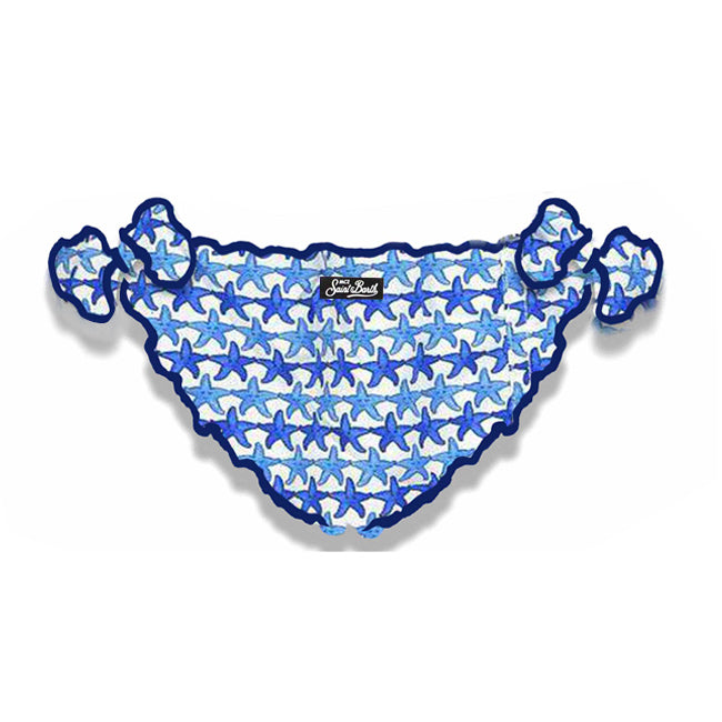 Girl swim briefs with starfish print - MC2 Saint Barth