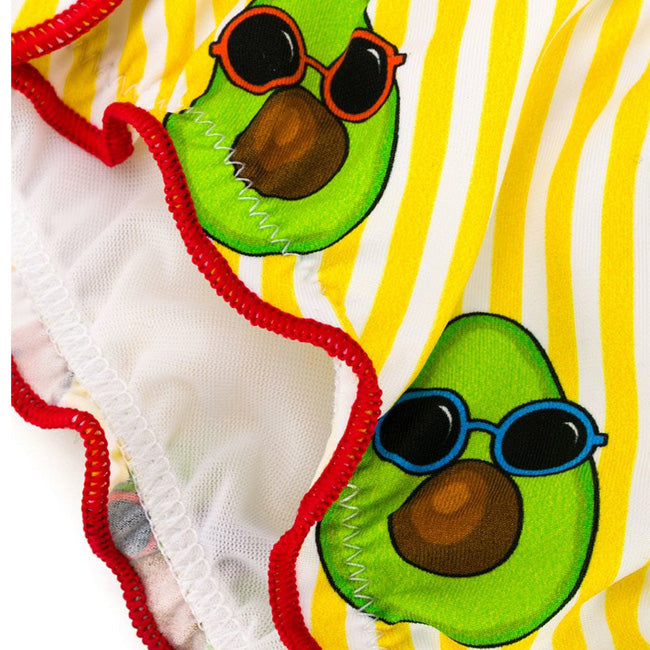 Girl bandeau bikini with avocado print - MC2 Saint Barth