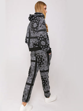 Cotton bandanna hoodie with Saint Barth embroidery - MC2 Saint Barth