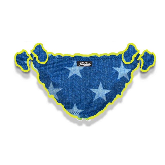 Girl swim briefs with star print - MC2 Saint Barth