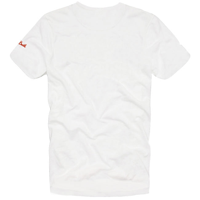Boy t-shirt with St. Barth habitué embroidery - MC2 Saint Barth