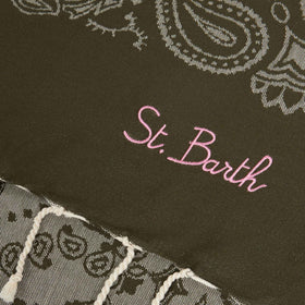 Soft jacquard Fouta with wave trim - MC2 Saint Barth
