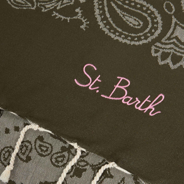 Soft jacquard Fouta with wave trim - MC2 Saint Barth