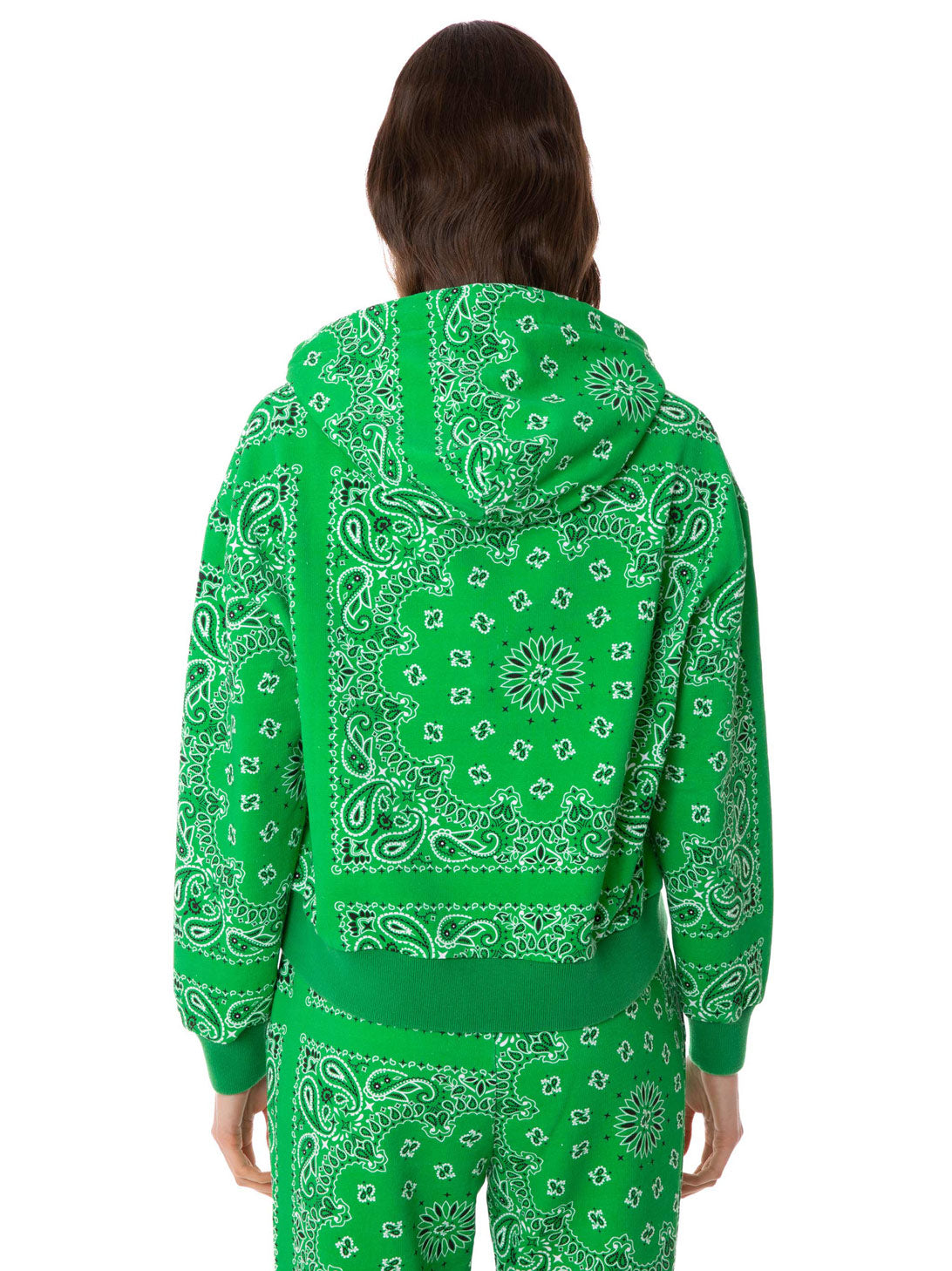 Cotton hoodie with bandanna print - MC2 Saint Barth