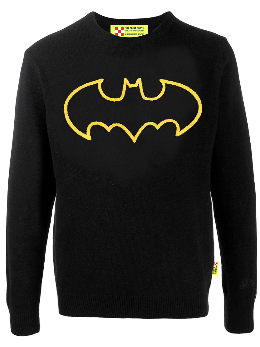 Man black sweater Batman logo | Warner Bros. Special Edition - MC2 Saint Barth