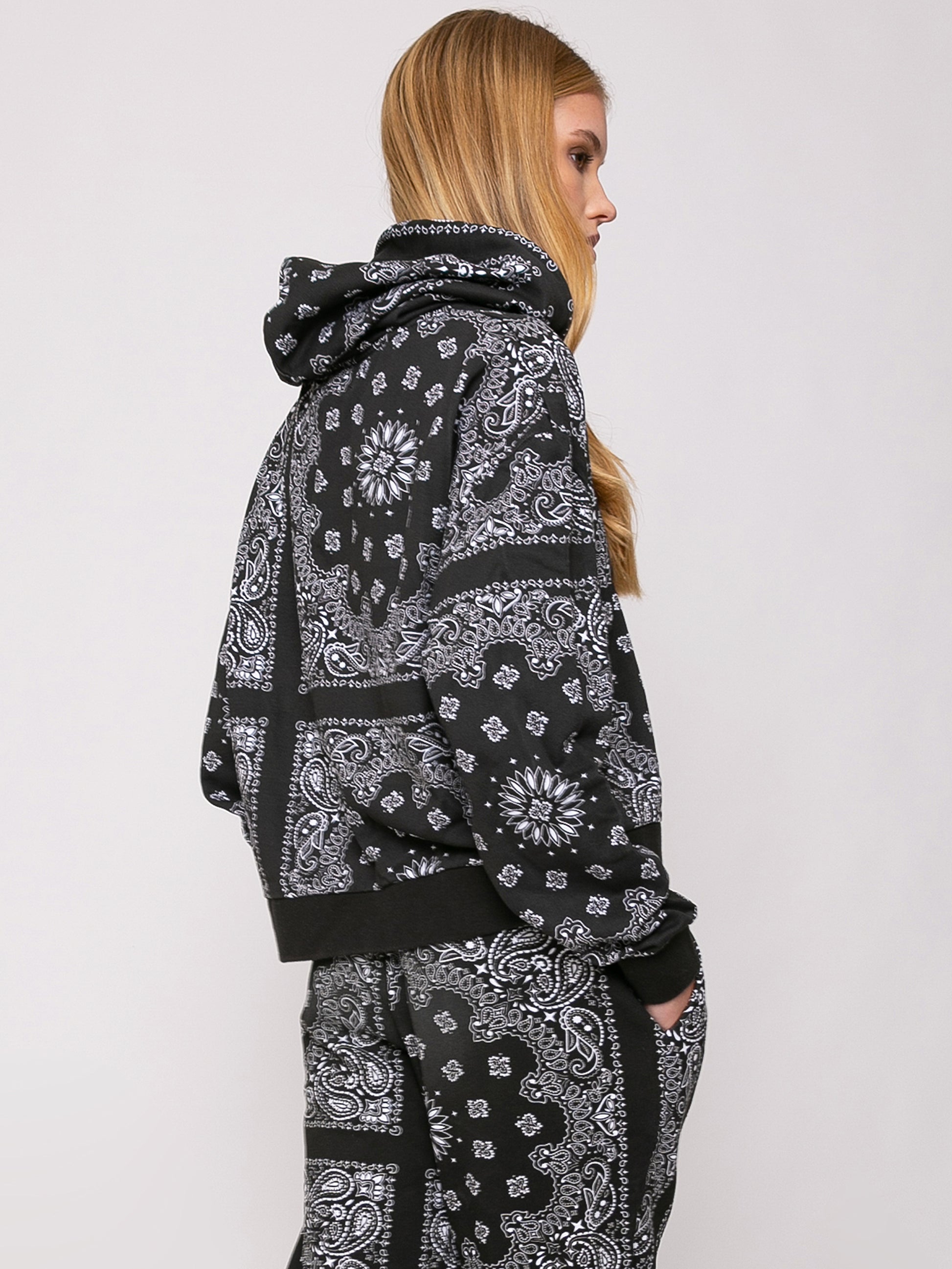 Cotton bandanna hoodie with Saint Barth embroidery - MC2 Saint Barth