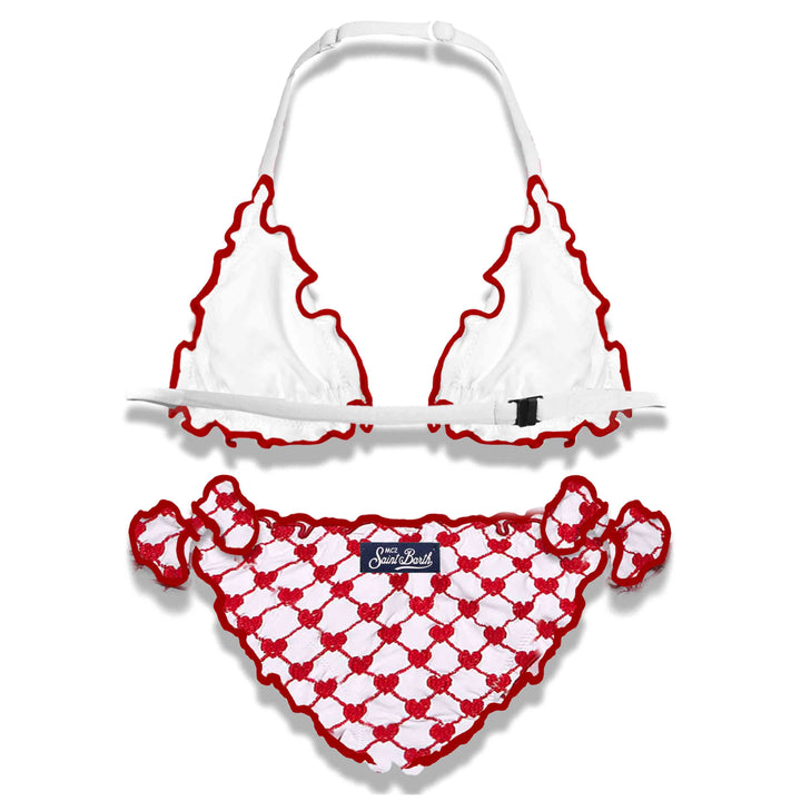 Girls embry heart Bikini - MC2 Saint Barth