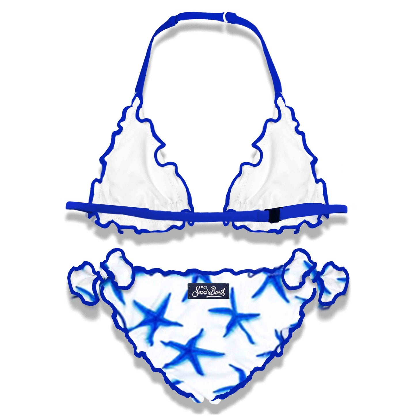 Girl triangle bikini with starfish print - MC2 Saint Barth