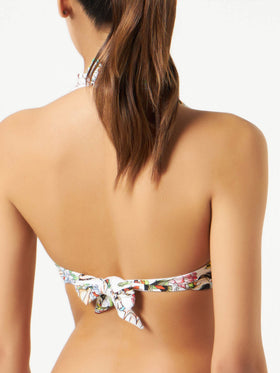 Bralette top with tattoo print - MC2 Saint Barth