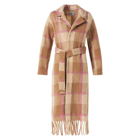Woman long coat with fringes - MC2 Saint Barth