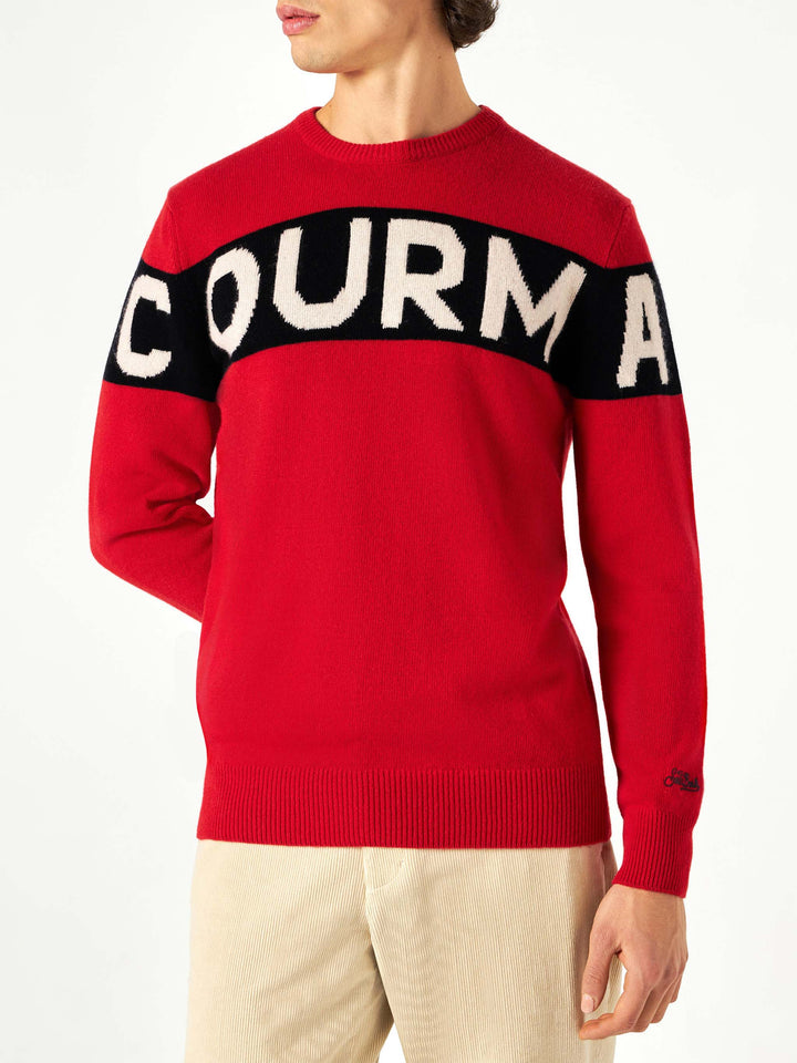 Man sweater with Courma writing - MC2 Saint Barth
