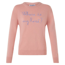 Woman sweater with Where is my Rosé? embroidery - MC2 Saint Barth