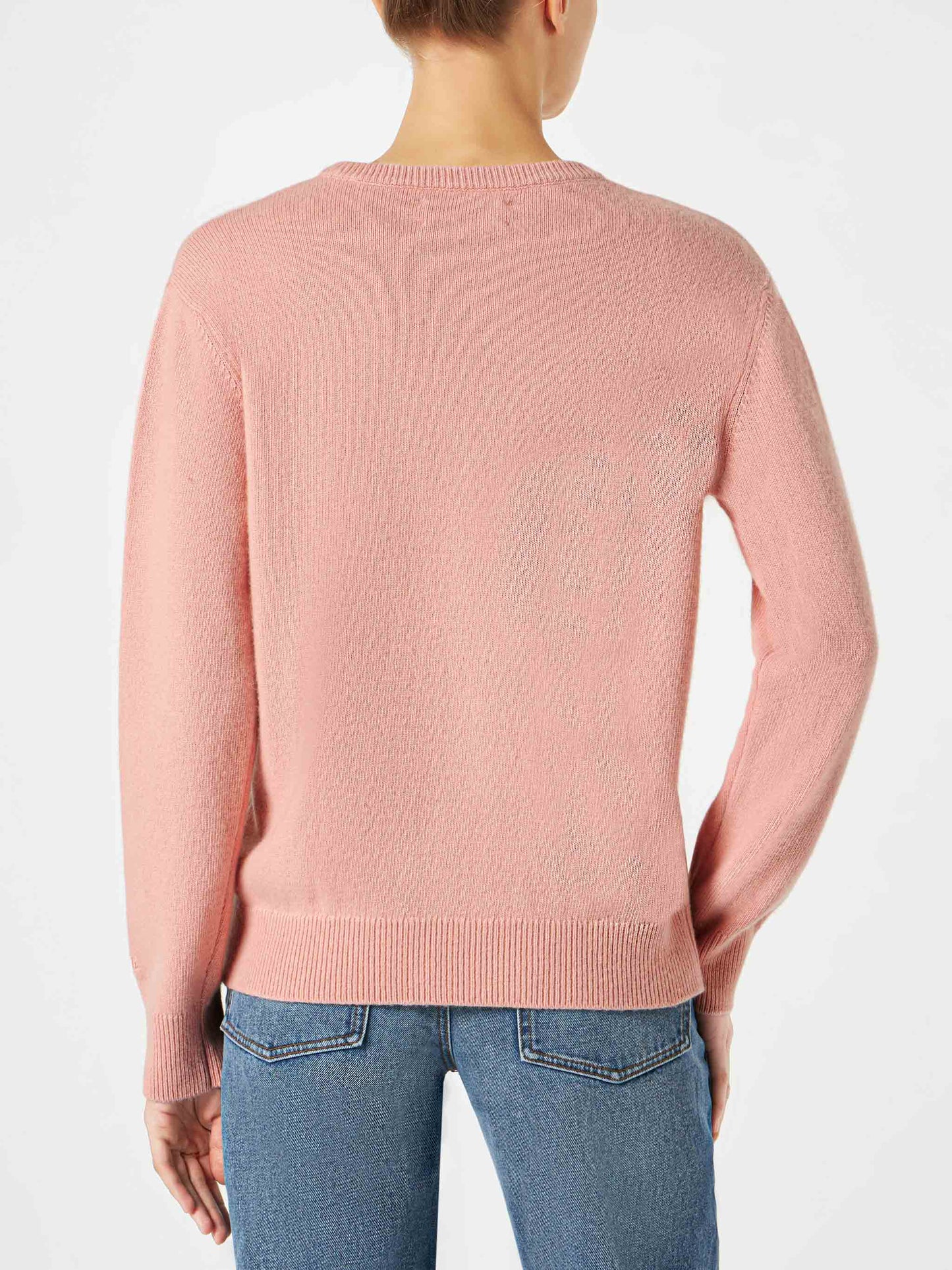 Woman sweater with Where is my Rosé? embroidery - MC2 Saint Barth