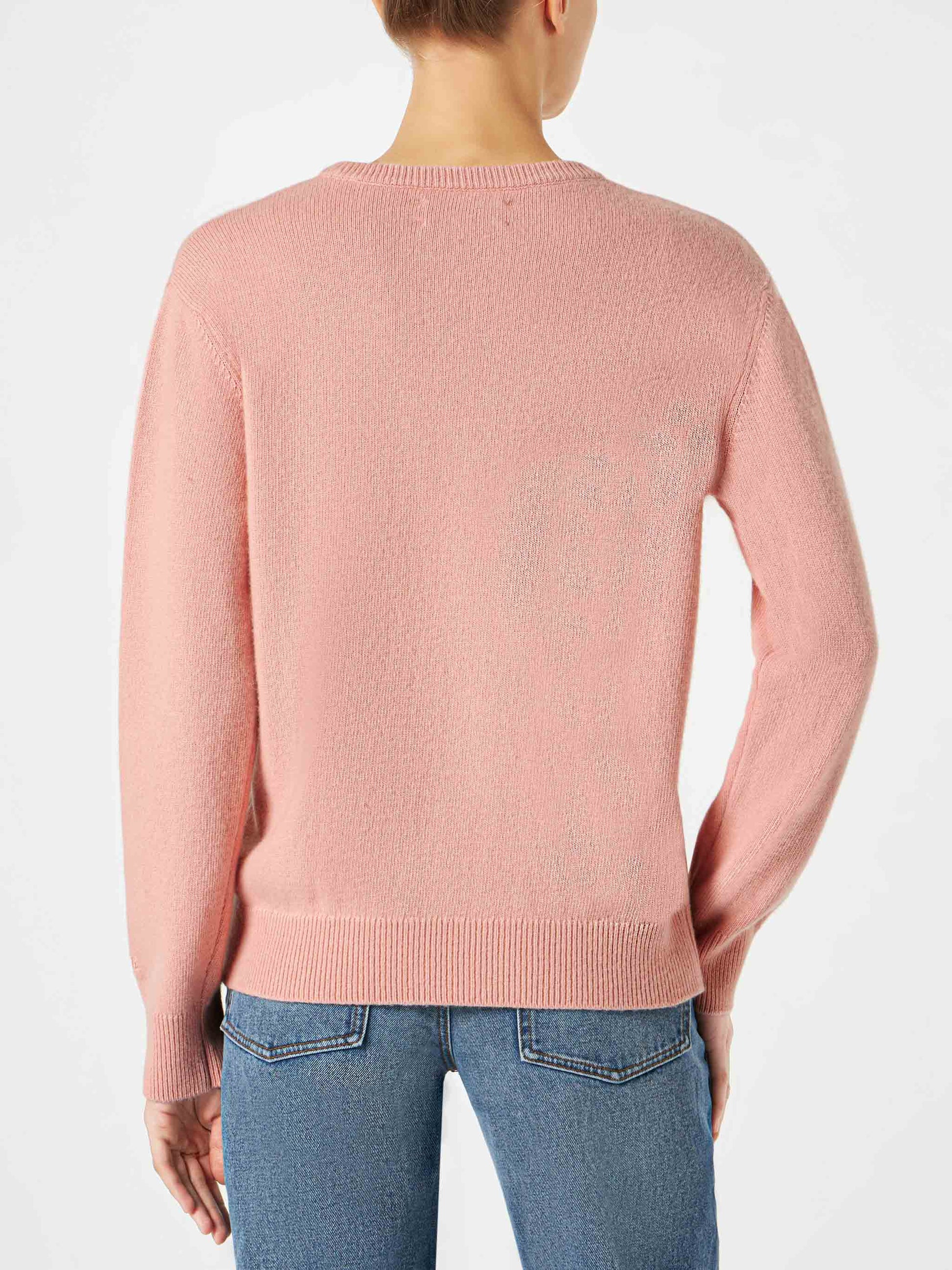 Woman sweater with Where is my Rosé? embroidery - MC2 Saint Barth