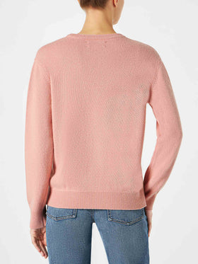Woman sweater with Where is my Rosé? embroidery - MC2 Saint Barth