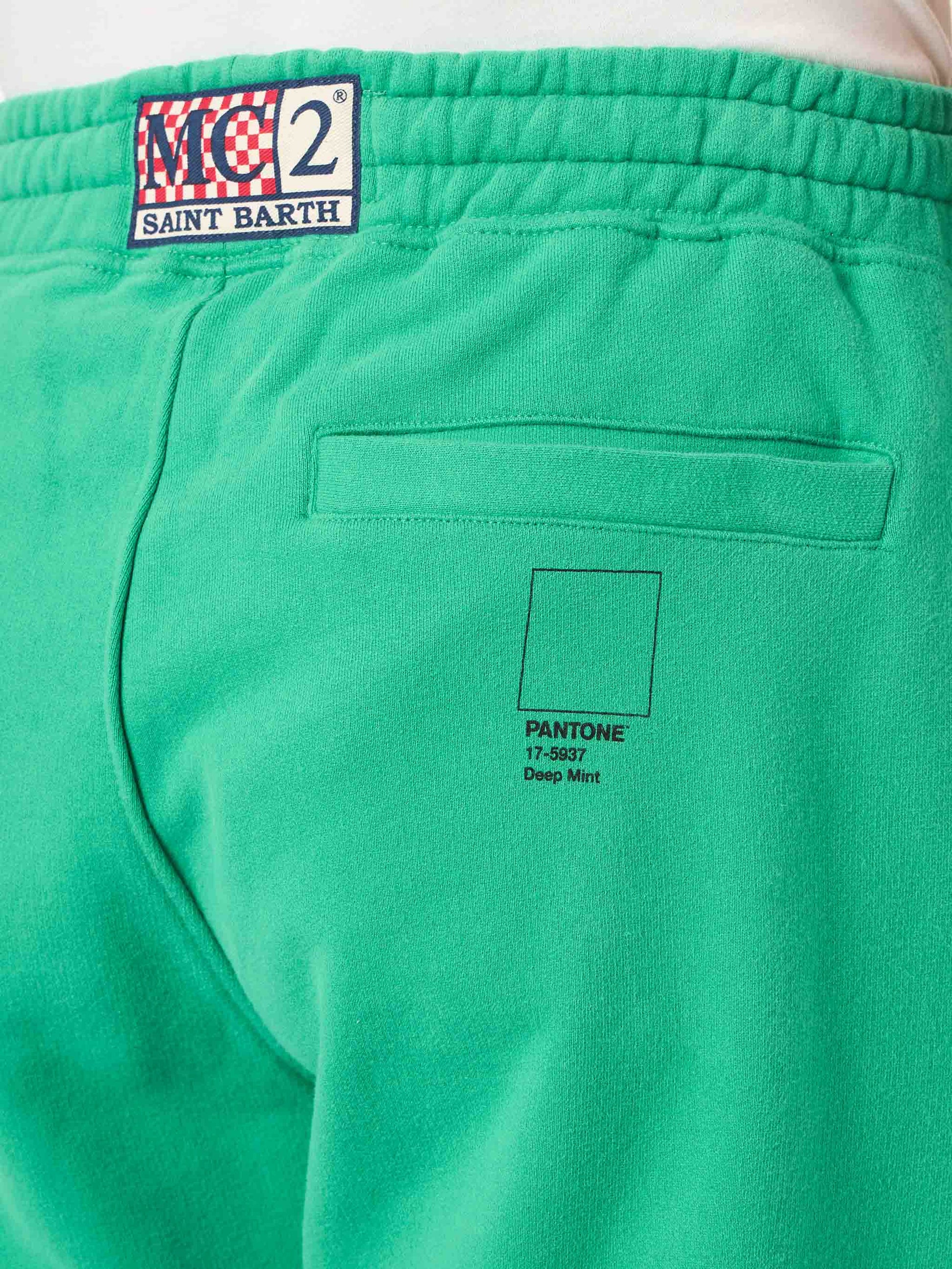 Grass green track pants | Pantone® Special Edition - MC2 Saint Barth