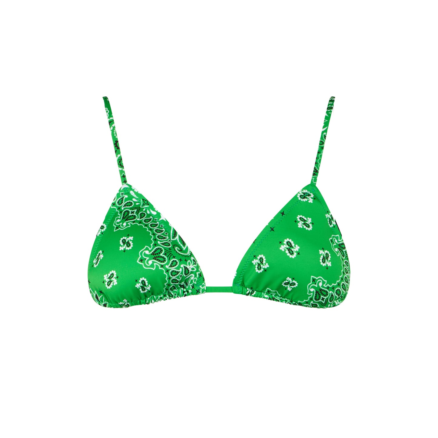 Woman green triangle top - MC2 Saint Barth