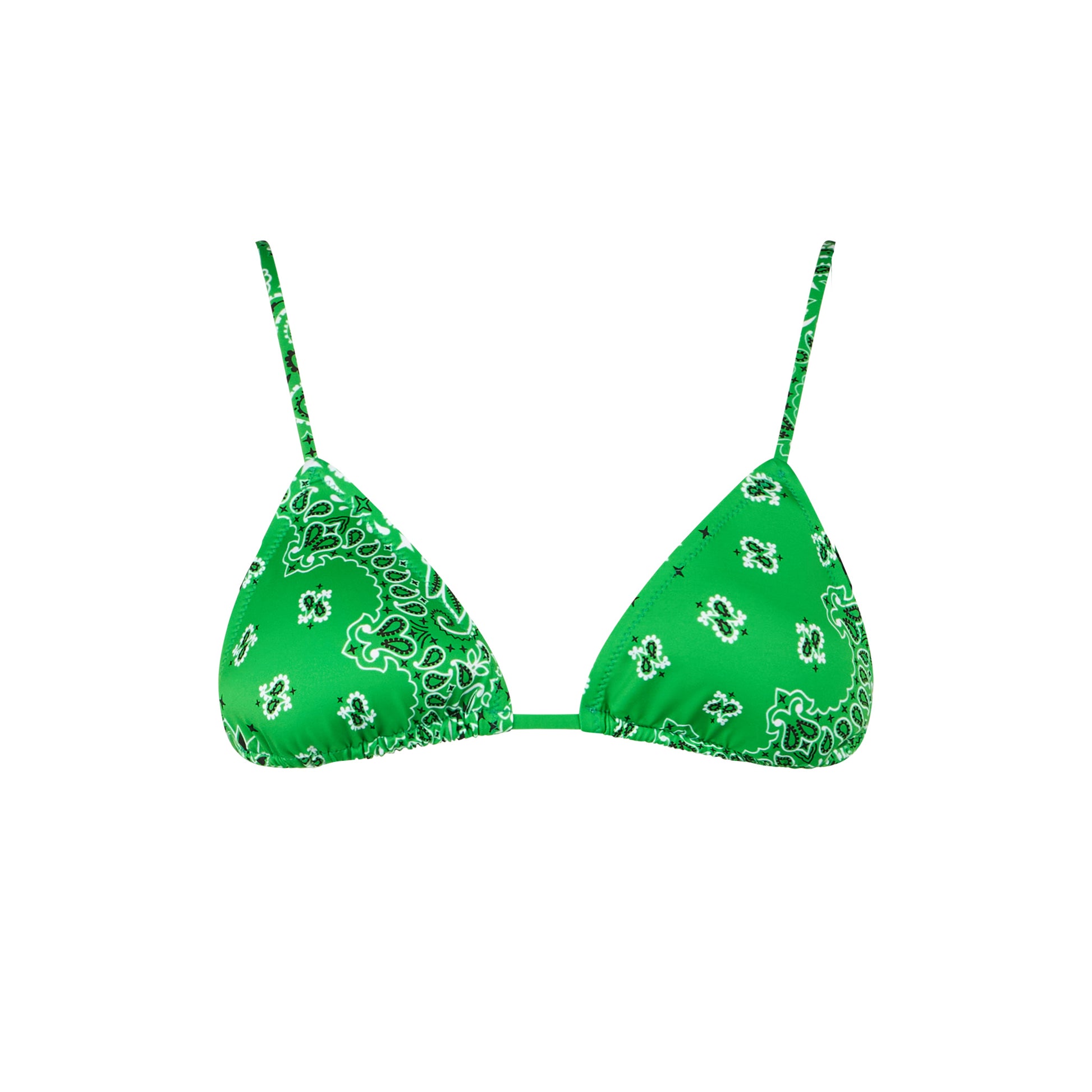 Woman green triangle top - MC2 Saint Barth